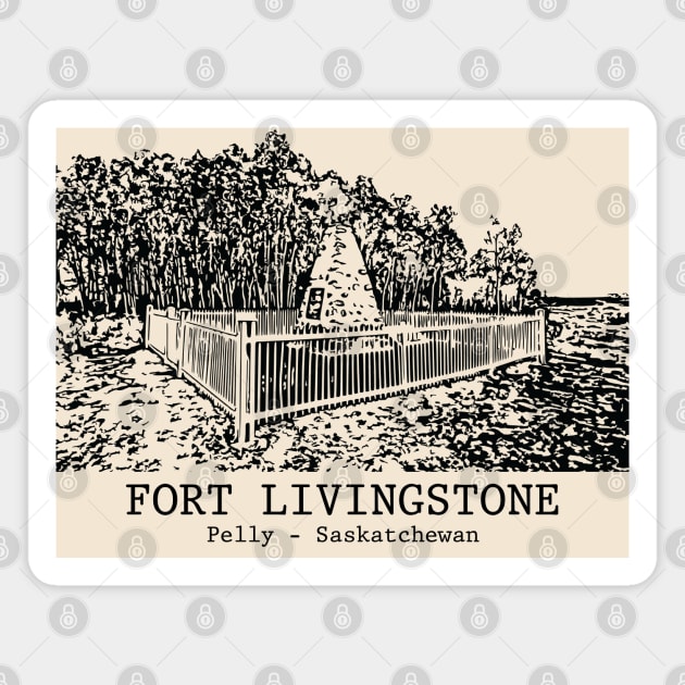 Fort Livingstone - Pelly SK Magnet by Lakeric